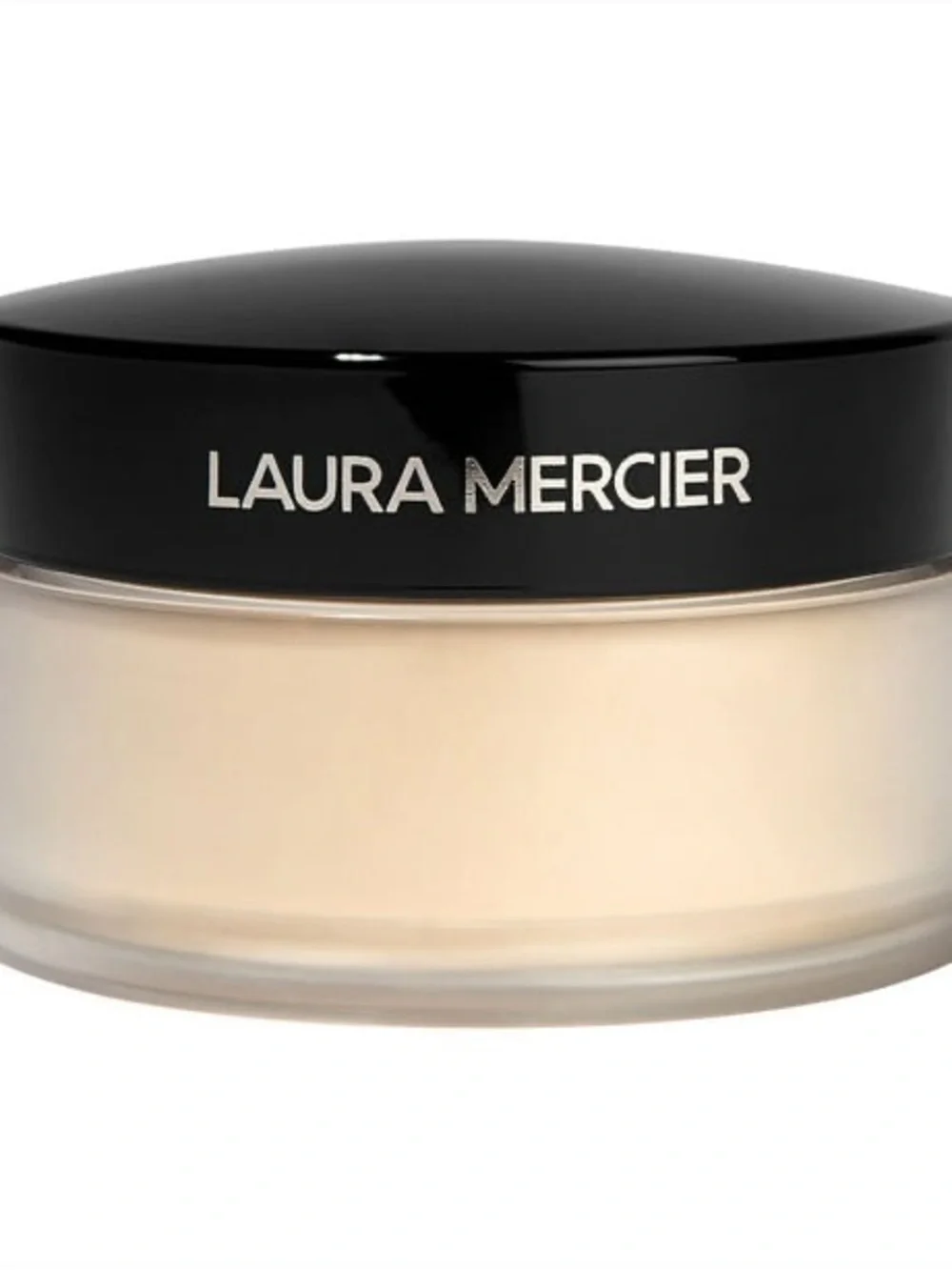 laura mercier Translucent Loose Setting Powder - Beige Jar with Black Lid